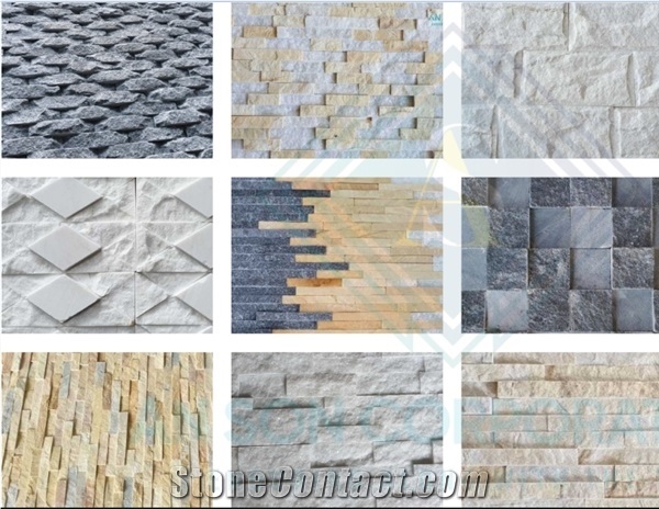 Wall Cladding Panels, Marble Ledge Stone