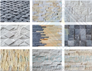 Wall Cladding Panels, Marble Ledge Stone