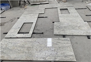 Brazil Stone Thunder White Granite Counter Tops