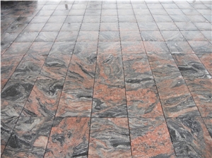 China Multicolor Red Granite Stone Wall Tiles