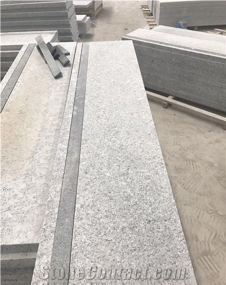 G633 Chinese White Granite Paving Stairs