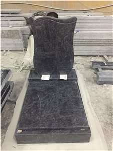 Granite Bahama Blue Tombstone Engraved Headstone