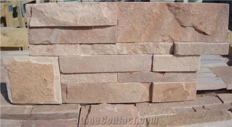 Stone Veneer,Pink Sandstone Cultured Stone