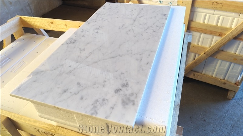 Bianco Carrara C Venatino Marble Tiles