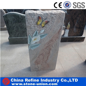 Butterfly Relief Monuments,Granite Gravestone