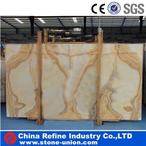 Cheap Imperial Gold Marble Tiles for Decoration