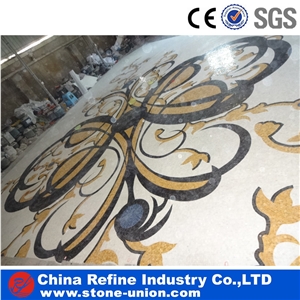 Cheap Marble Water Jet Medallions Pattern Tiles