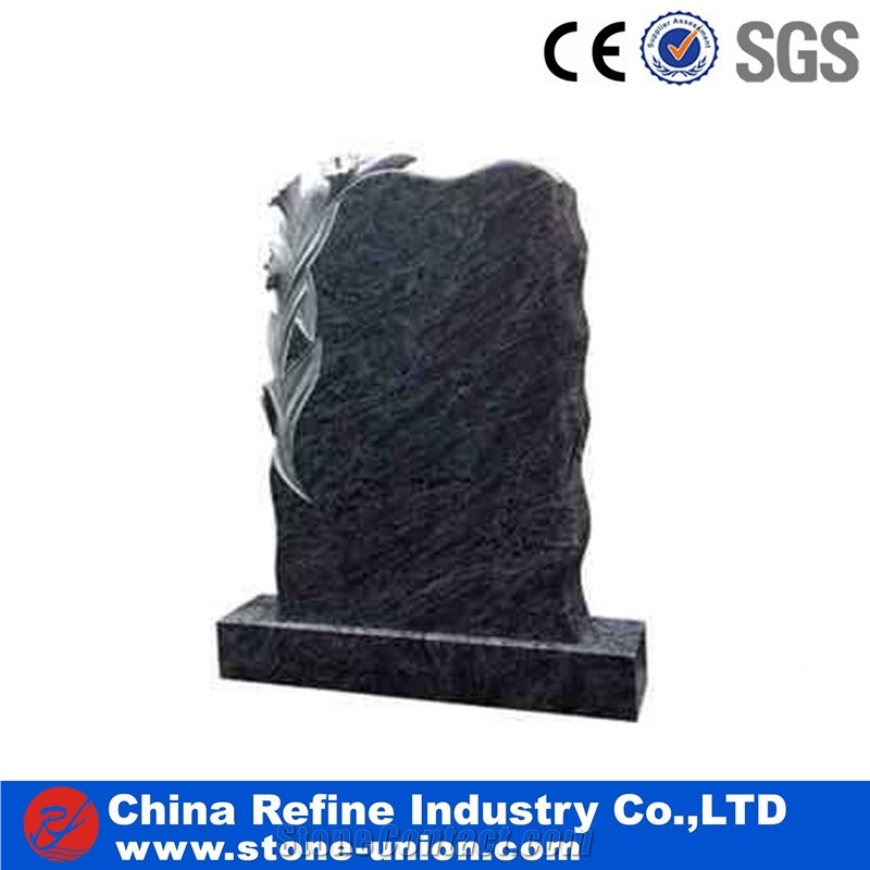 China Absolute Black Granite Monument,Tombstone
