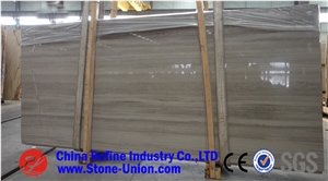 China Grey Wood Grain Marble Slabs & Tiles