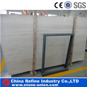 Chinese Factory White Wooden Marble Slabs & Tiles