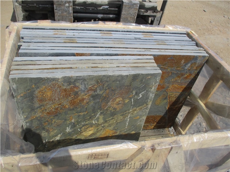 Chinese Rusty Slate Slabs,Tiles For Sale