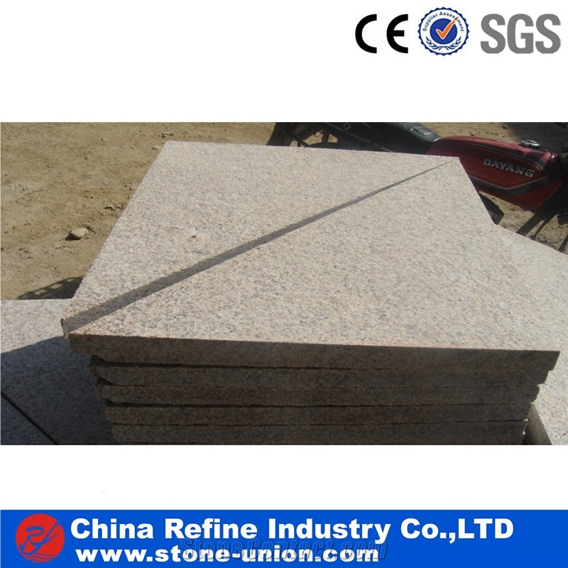 G682 China Beige Yellow Rusty Granite Paving Stone
