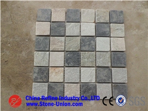 Grey Slate Wall Tile Mosaic for Flooring Tile