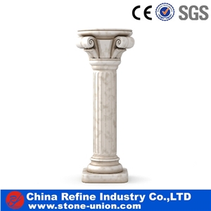 Home Decorated Limestone Pillar,Roman Column