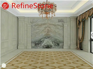 Hot Sale Bookmatch Marble Wall Background