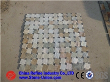 Mixed Color Slate Mosaic China Factory Wholesale