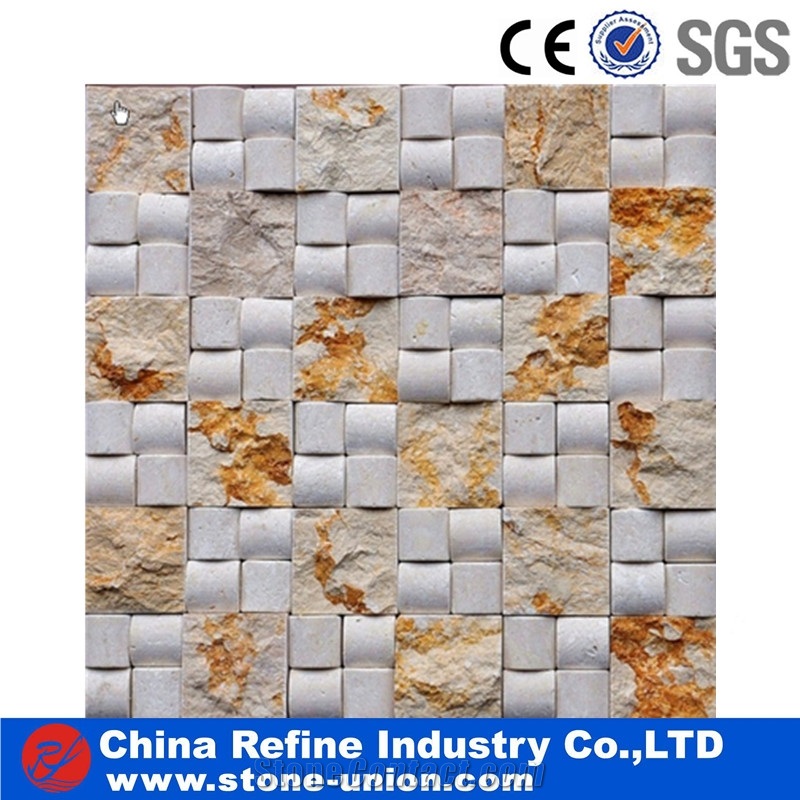 Mixed Onyx Stone and Color Marble Mosaic Tiles