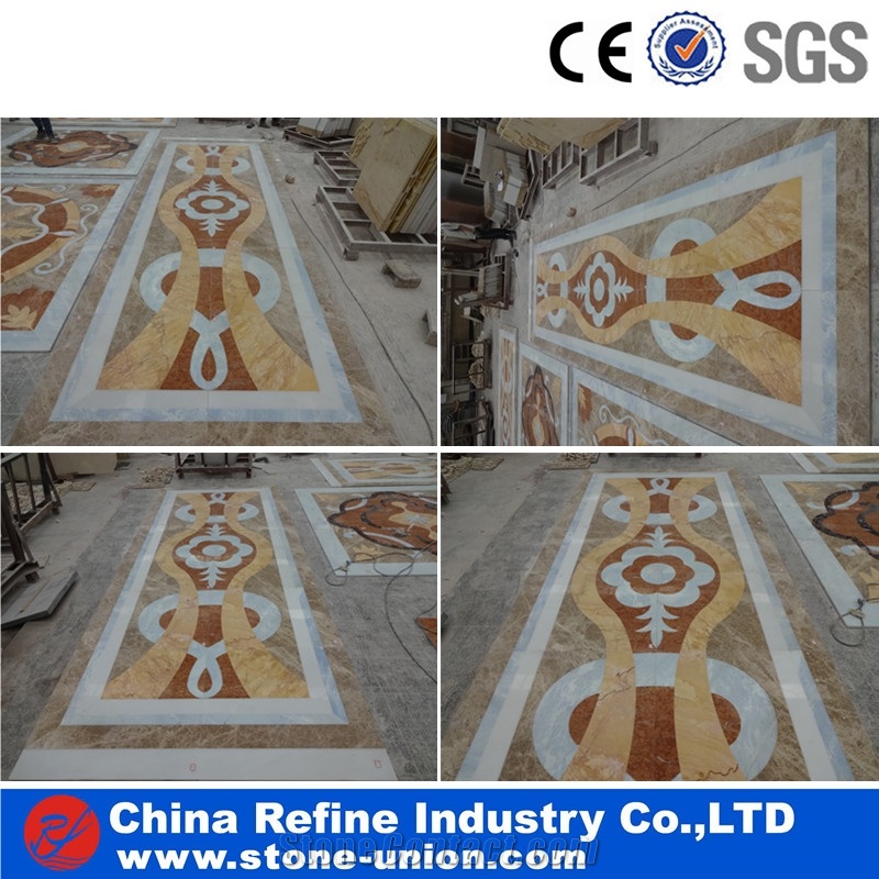 Natural Marble Medallion for Flooring Decoration