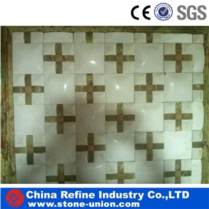 Onyx Lantern Marble Stone Mosaic Tile, Wall Mosaic