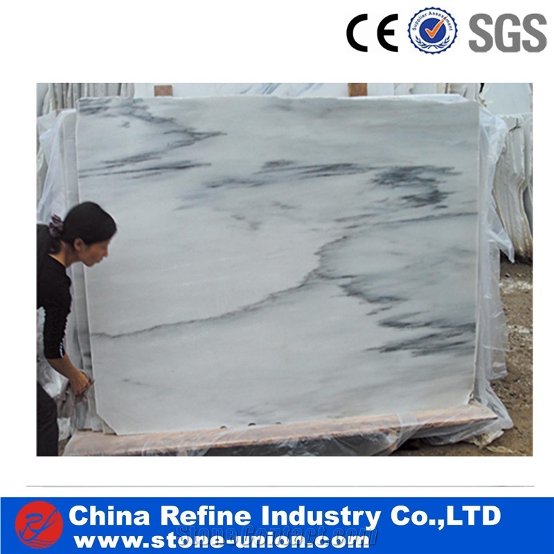 Oriental White Marble Tile Wall Covering