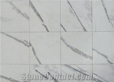 Oriental White Marble Tile Wall Covering