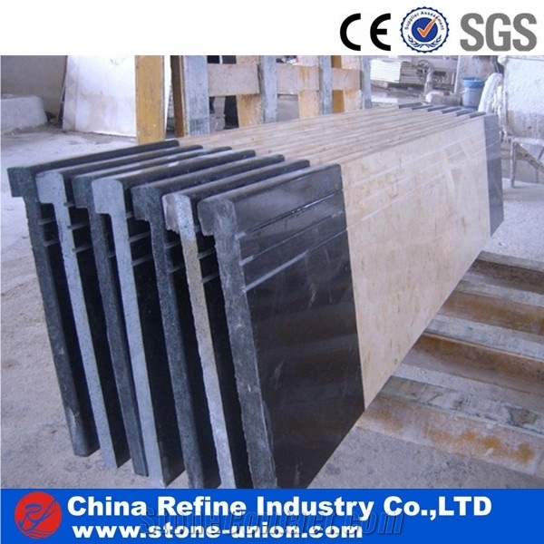 Prefabricated Marble Tread Curved Staircase