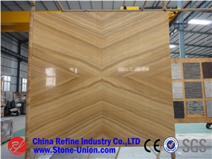 Royal Wooden Yellow Marble Slabs & Tiles