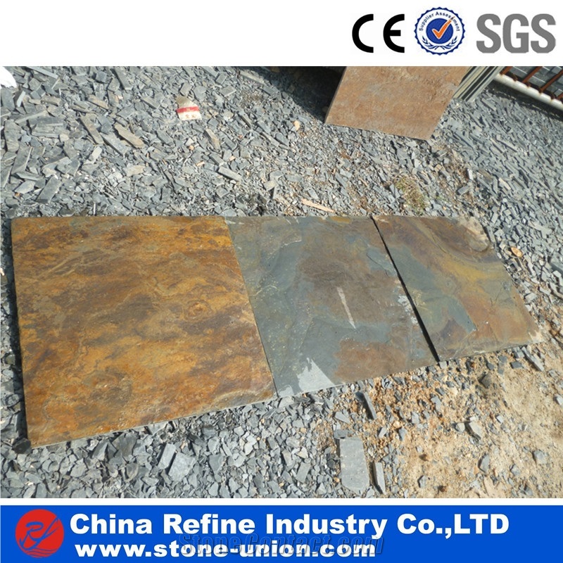 Rusty Chinese Slate Stone,Rusty Slate Tiles & Slab