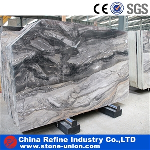 Venice Grey Marble with Dark Grey Veins & Grains