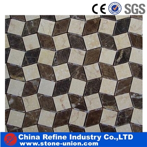 Water Jet Marble Mosaique Surface Floor Tile