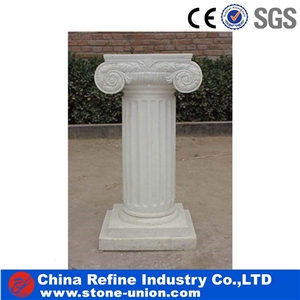 White Marble Helicoidal Column,Roman New Columns
