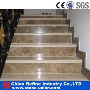 Yellow Marble Steps,Marble Stairs Treads, Risers