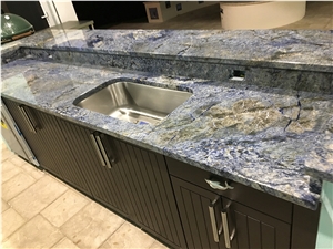 Blue Bahia Granite Countertop Kitchen Top Desk