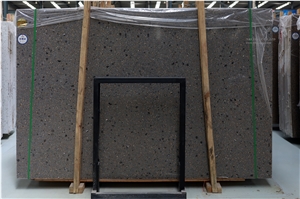 Terrazzo Slabs and Tiles - Grey Color Material