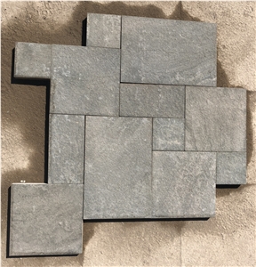 Shandong Blue Stone Patio Pavers, Exterior Pattern