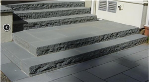 Shandong Blue Stone Peaks, Shandong Blue Stone Pier Caps, Wall Coping