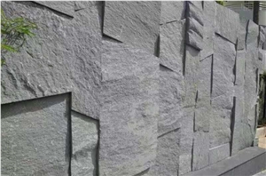 Natural Surface Black/Grey G654 Granite Wall Stone