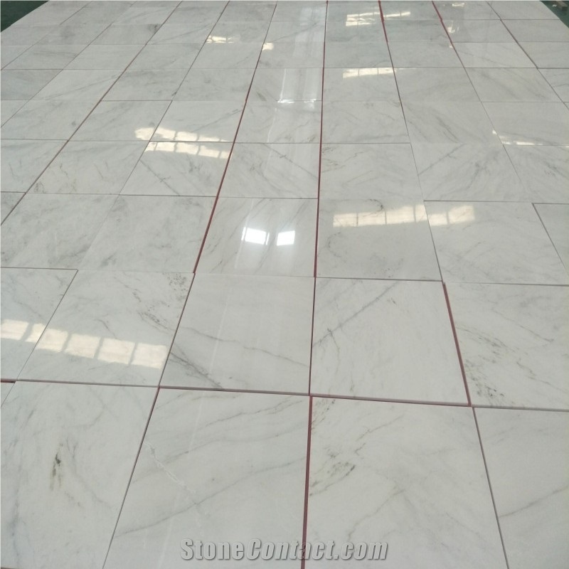 China Jiashi White Marble Tile for Flooring Paving