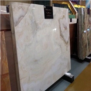 China White Onyx Slab