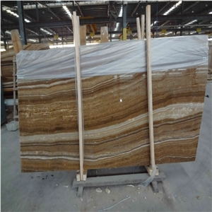 China Wood Grain Onyx Slab