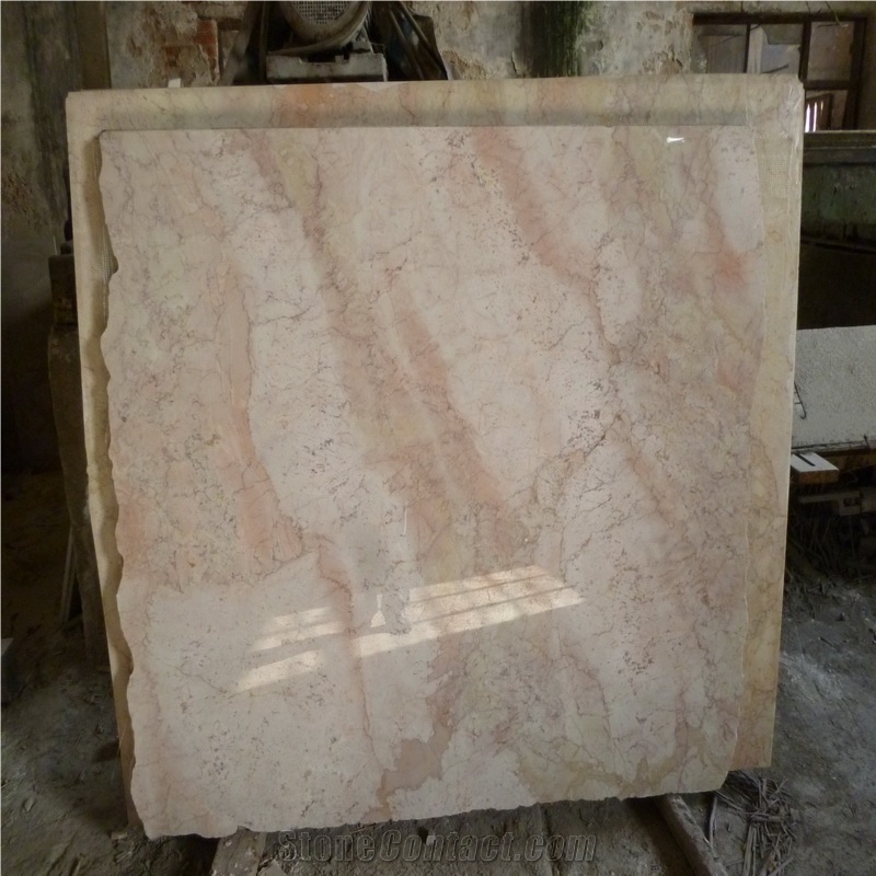 Cream Red Marble Tile