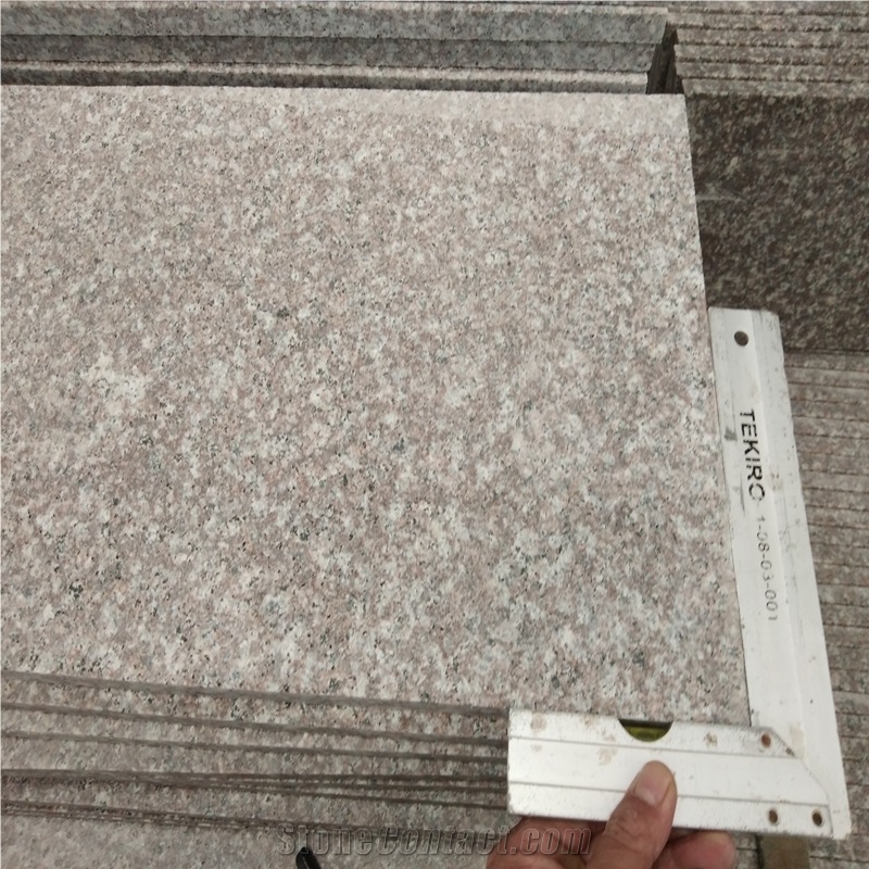G664 Pink Brown Granite Tile Paving Flooring