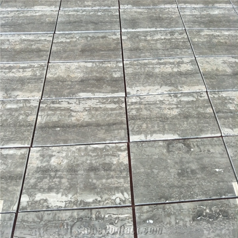 Galaxy Grey Wooden Marble Tile