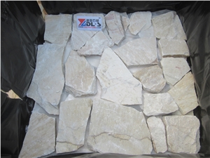 Crazy Flag Stone Wall Panel Loose Stone