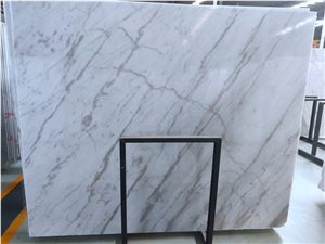 Own Slabs Polished Guangxi White Marble Slabs