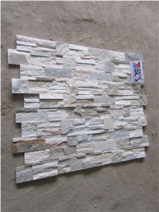 Yellow Oak Wood Slate Wall Panel Stone