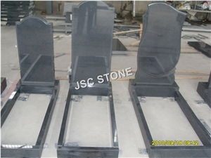 Headstone with G654 Padang Dark Granite Gravestone