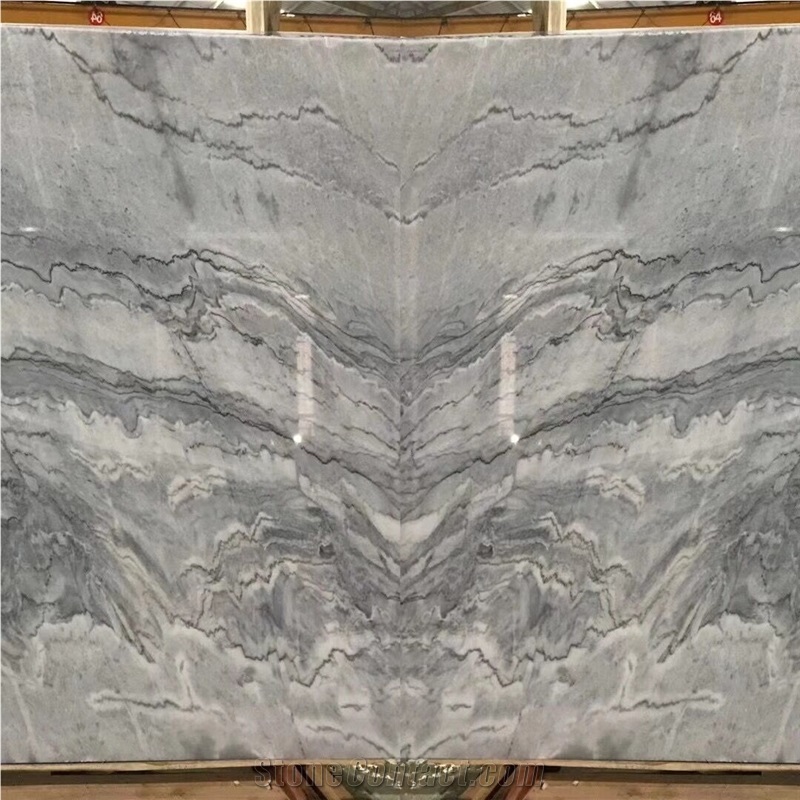 Multi Vein Grey Marble Stone Slabs Tiles
