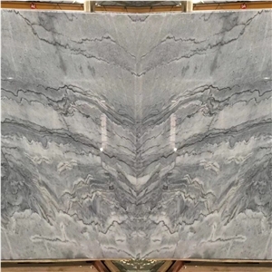 Multi Vein Grey Marble Stone Slabs Tiles