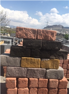 Tuff Stone Bricks, Building Stone, Develi Tuff Stone Masonry